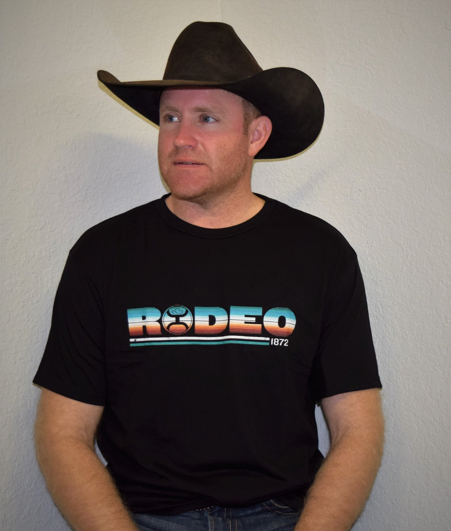 Men's Hooey "Rodeo" Black Crew Neck