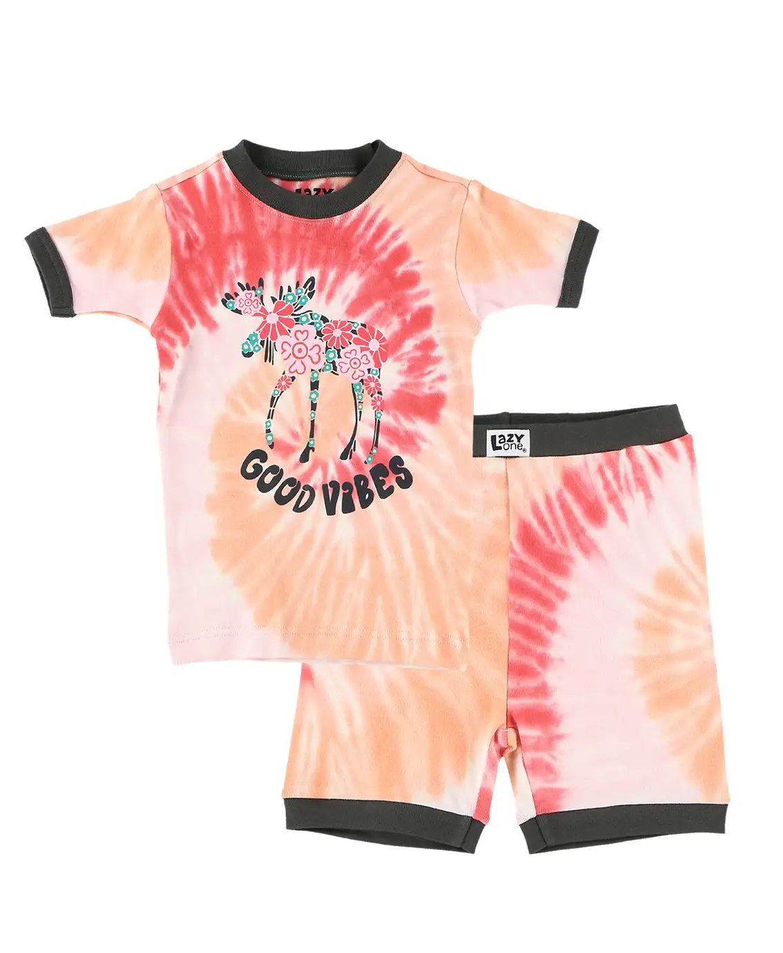 Good Vibes Kid's PJ Short Set