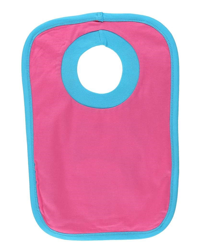 Hoo's Hungry Owl Pink Infant Bib