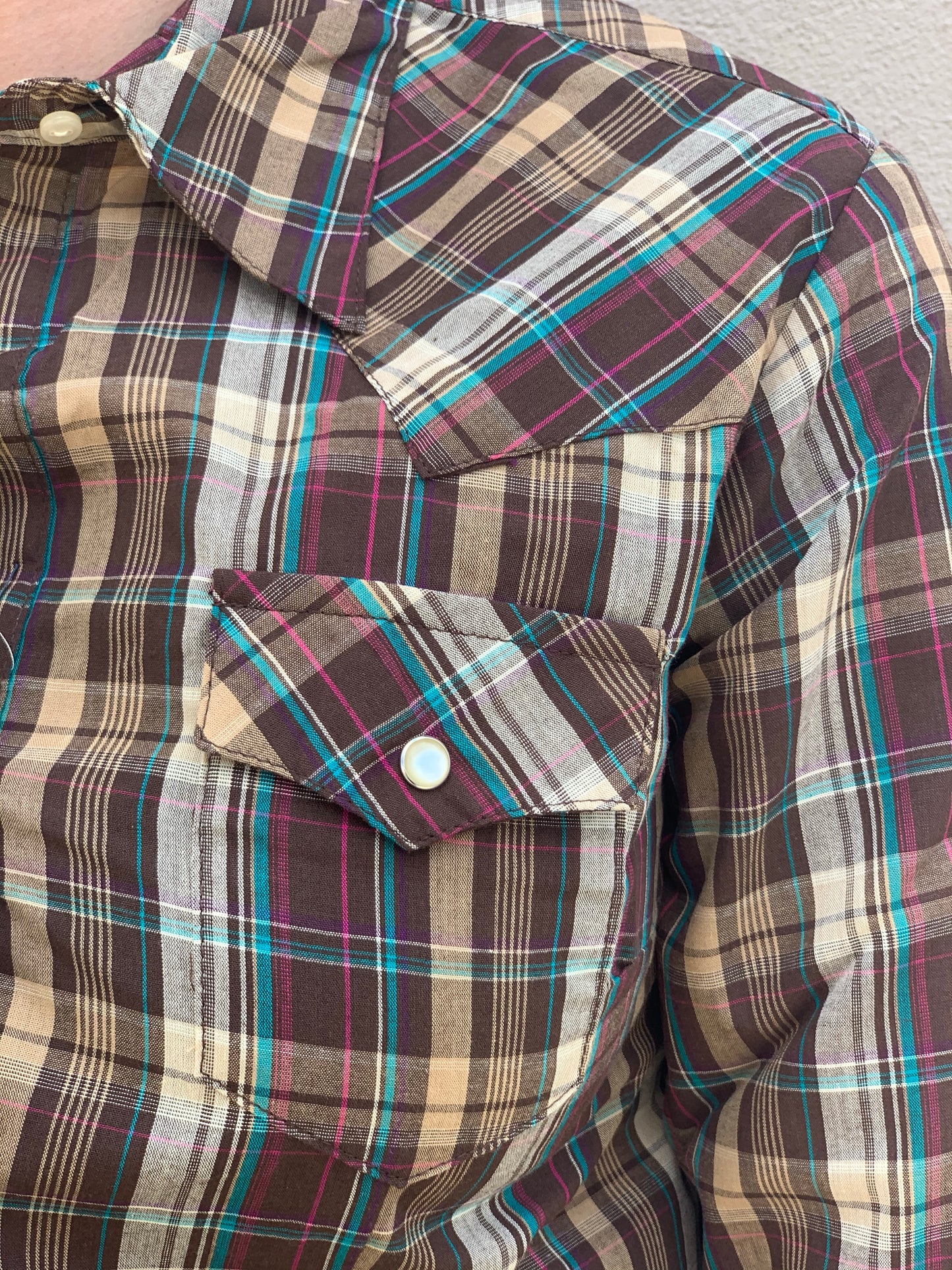 Women's Wrangler Multi-Color Plaid Western Snap Shirt (Multiple Colors)