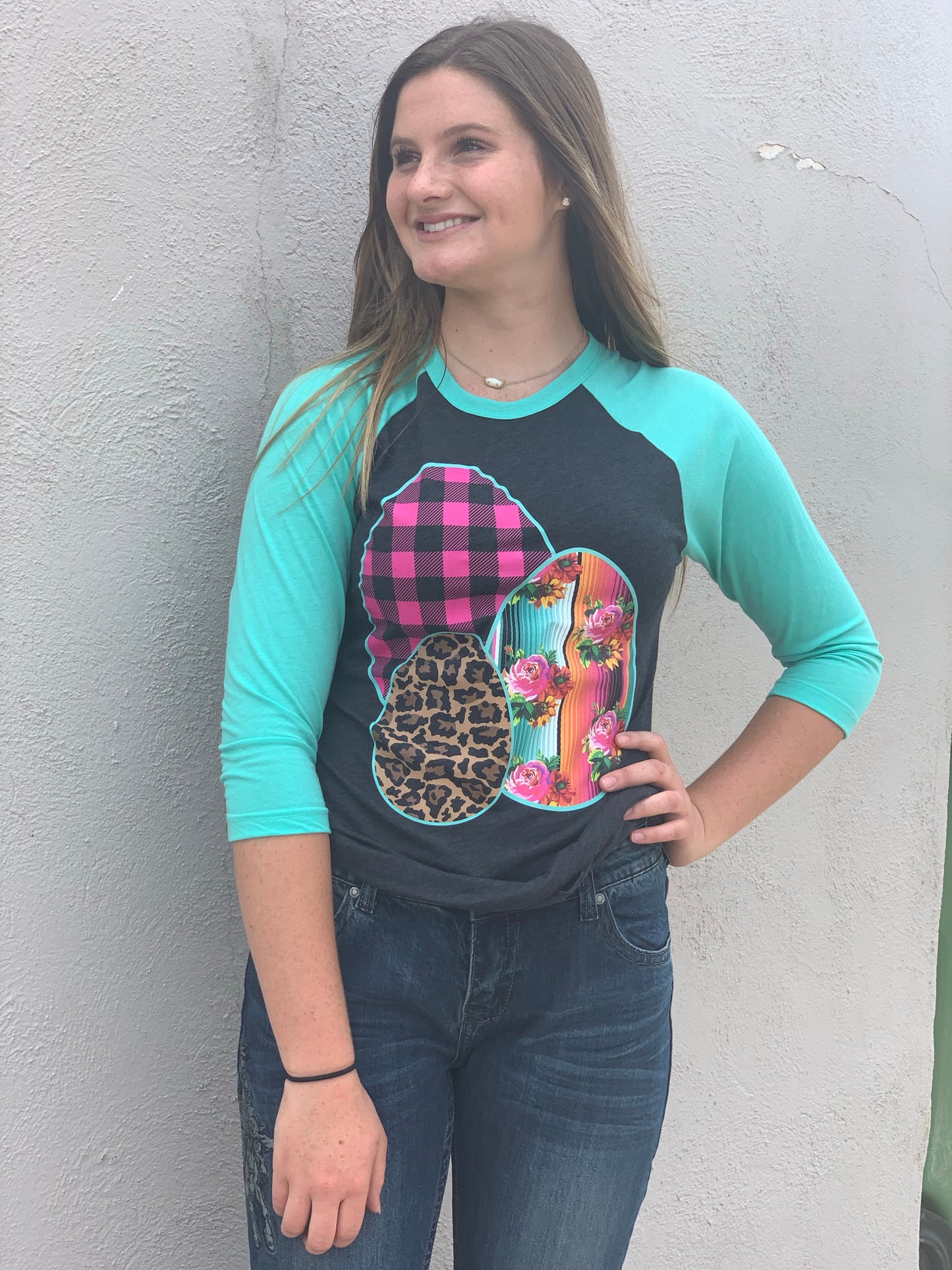 Crazy Train Don't Yolk Around Easter Baseball Tee