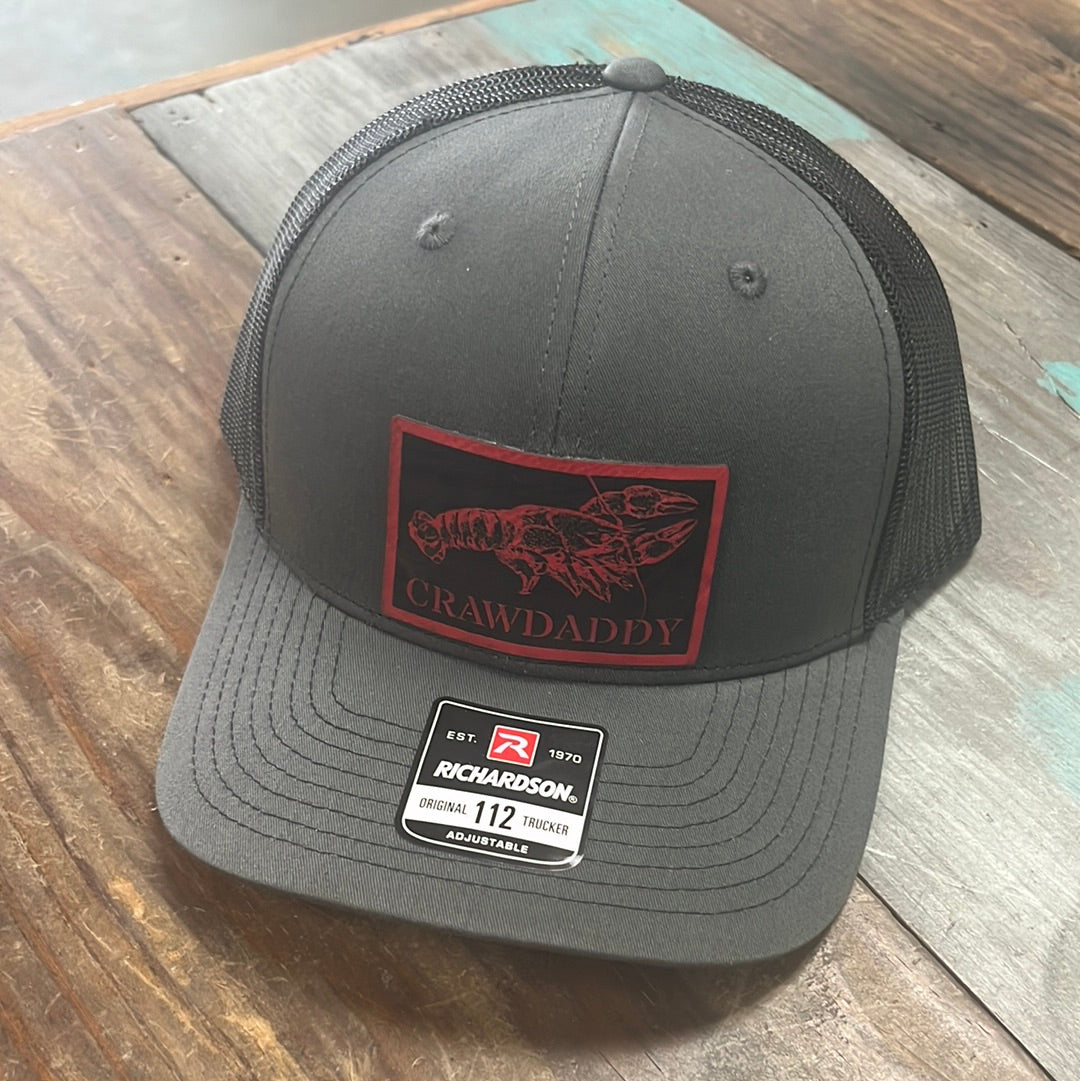 The Crawdaddy Charcoal/Black Hat/Cap