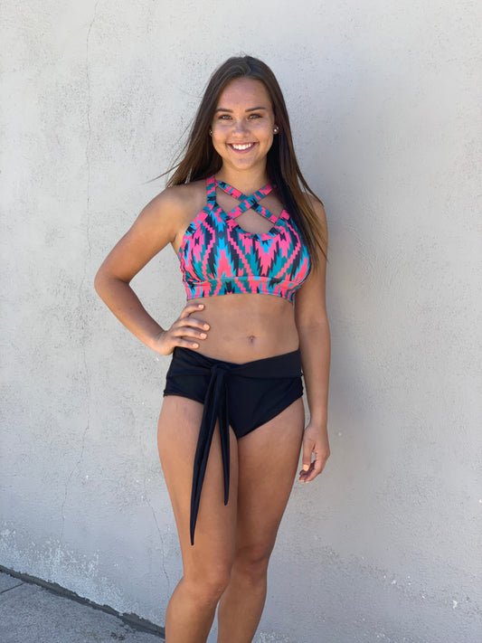 Crazy Train Black Boras Swim Suit Bottoms