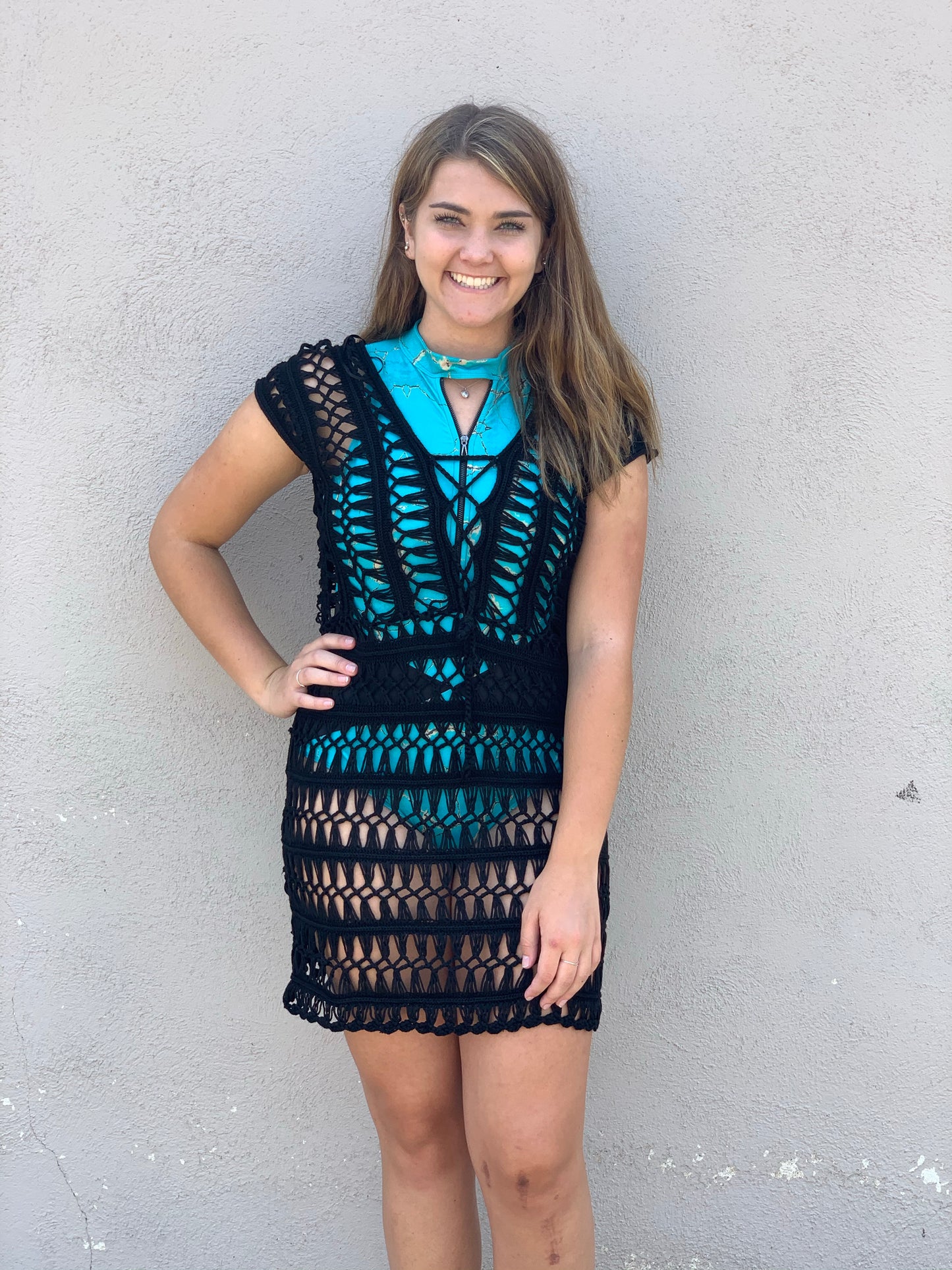 Lace Crochet Dress or Swim Cover
