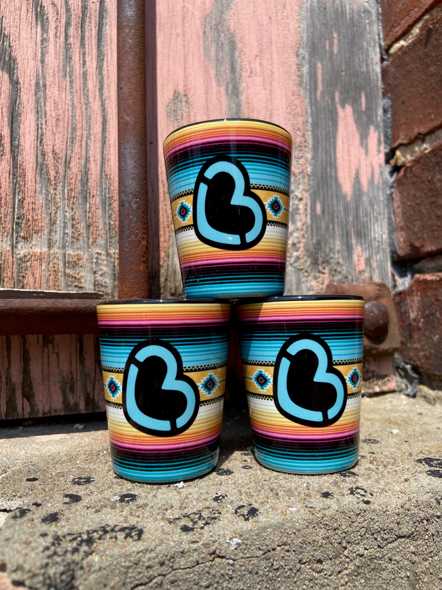 Serape Shot Glass