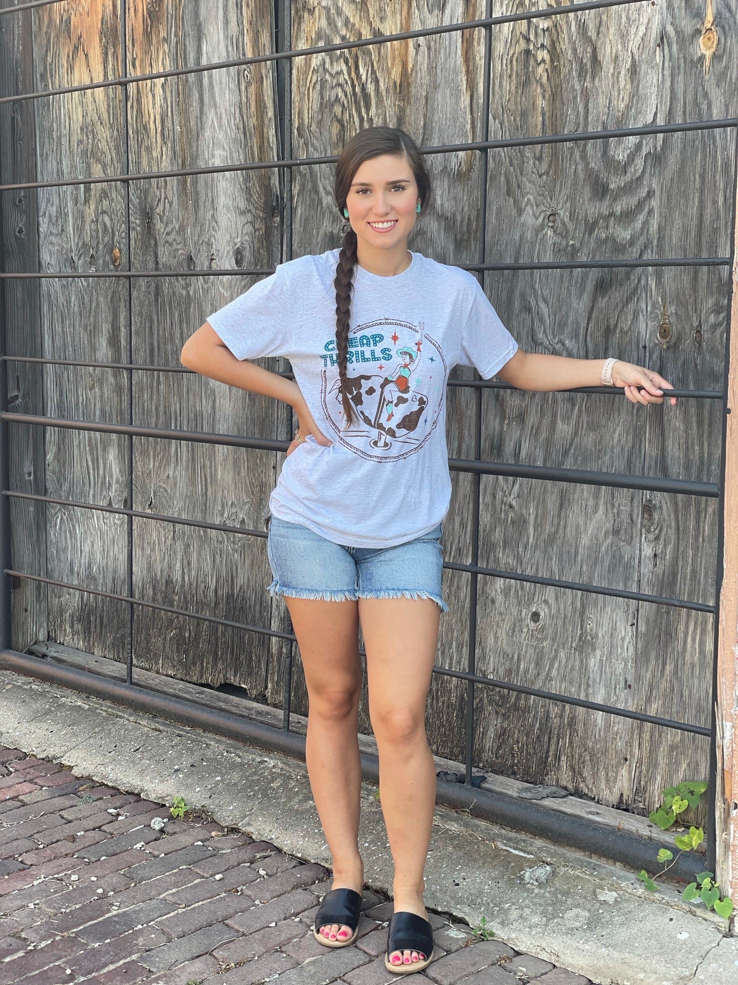 Cheap Thrills Retro Cowgirl Tee
