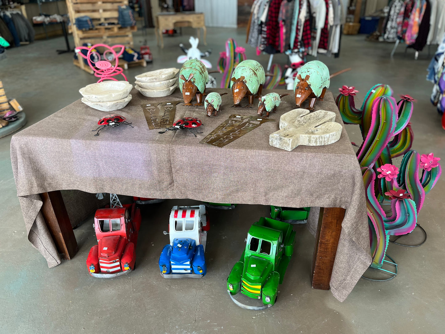 Metal and Wood Art