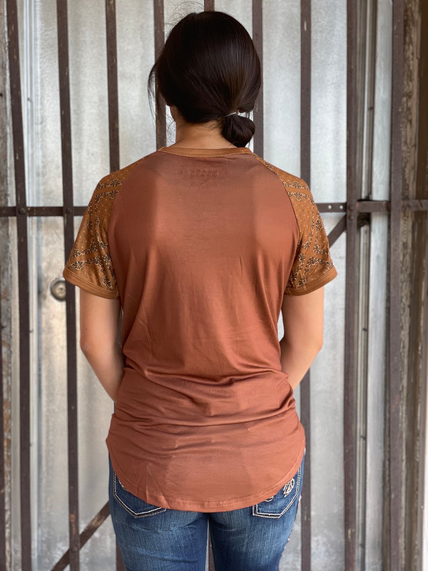 Crazy Train Fall Patch Perfect Pumpkin Top