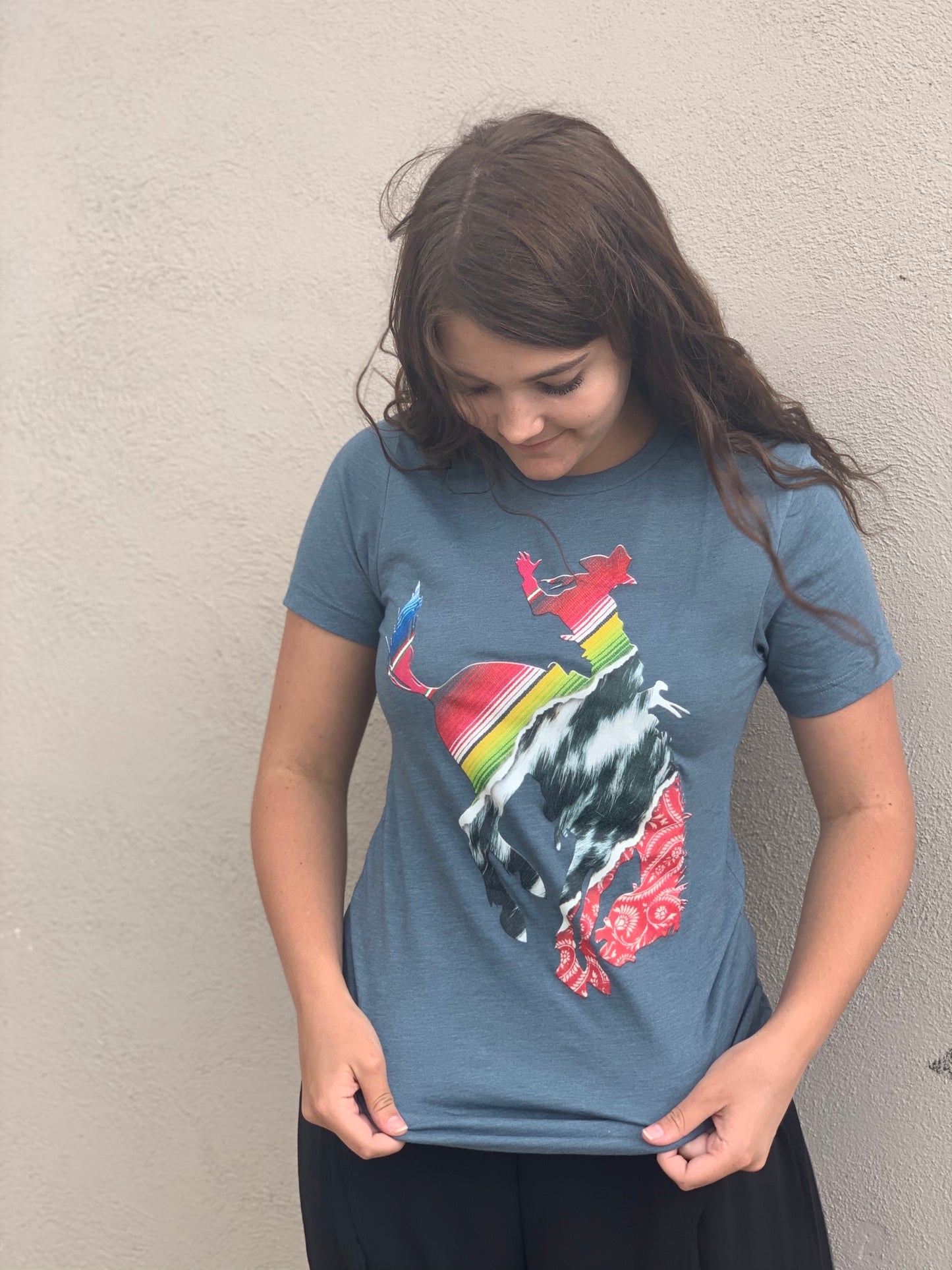 Pattern Me Crazy Bronc Tee