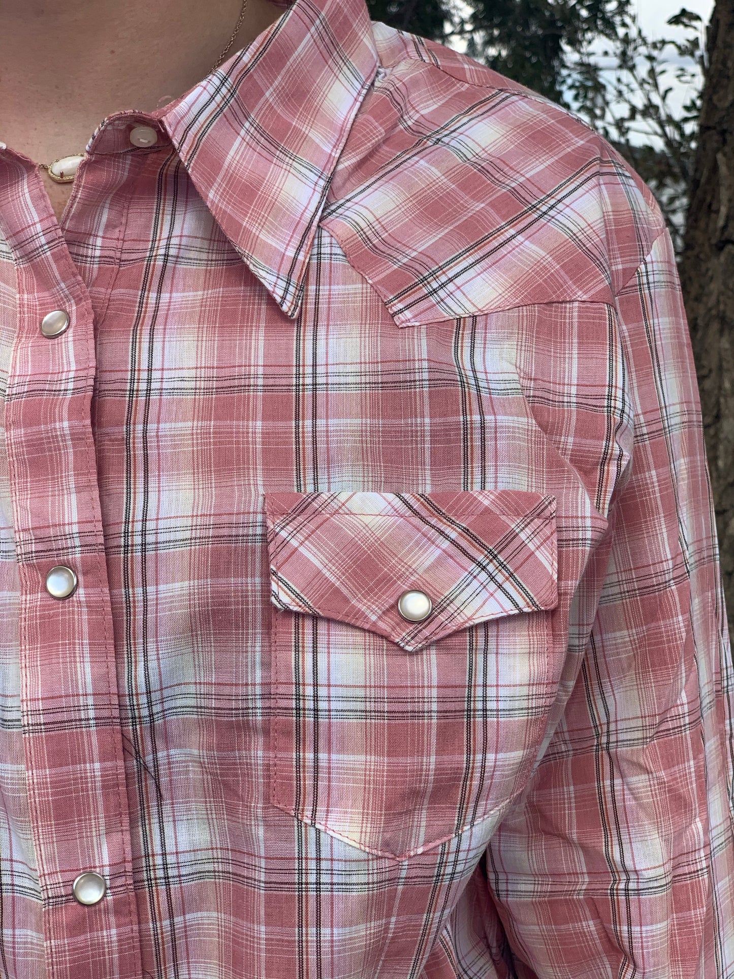 Women's Wrangler Multi-Color Plaid Western Snap Shirt (Multiple Colors)
