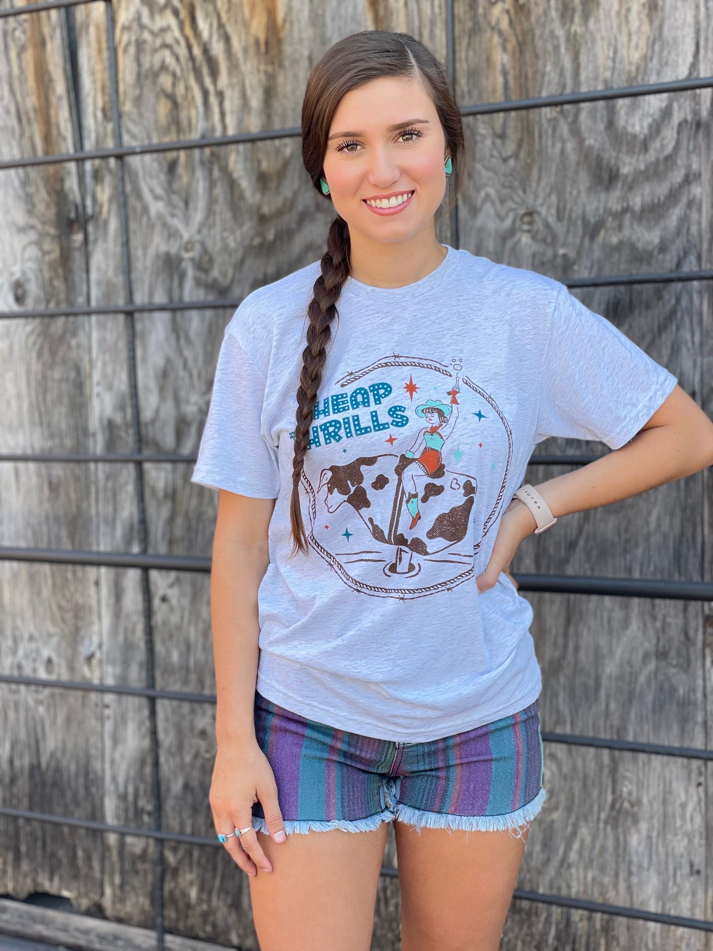 Cheap Thrills Retro Cowgirl Tee