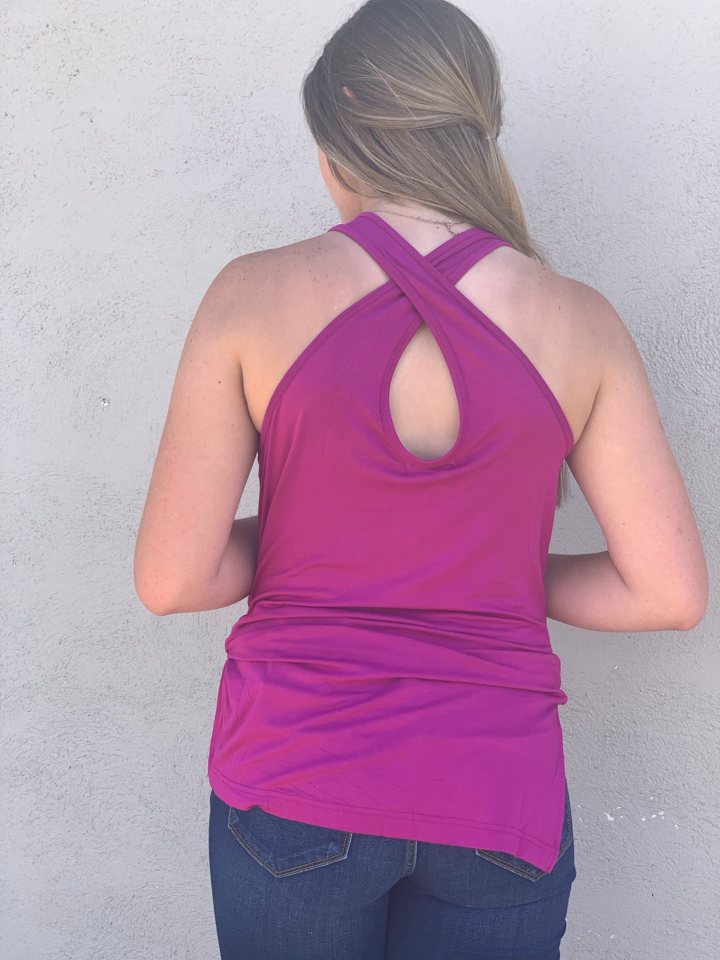 Catchfly Jolie Berry Tank Top