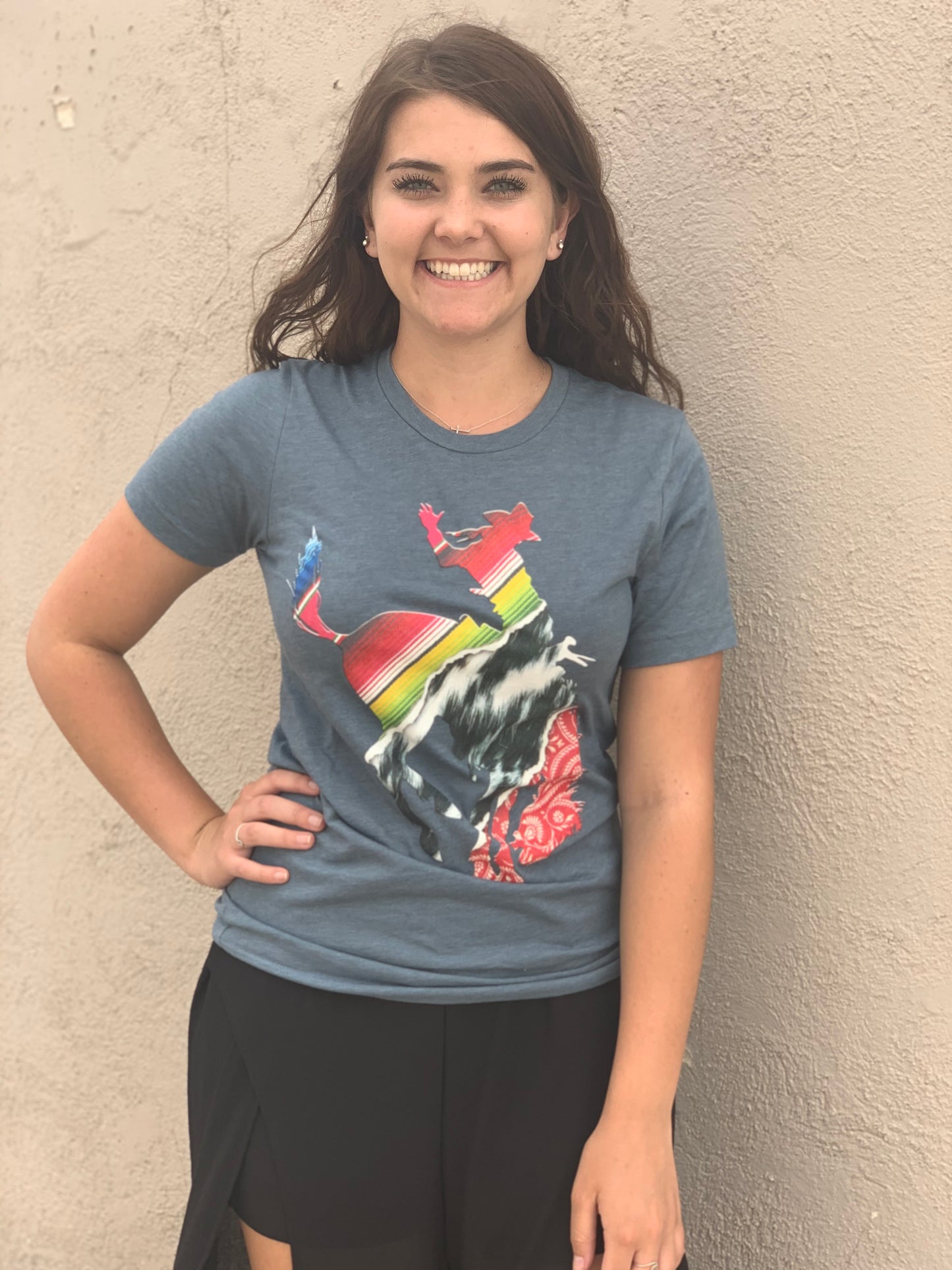 Pattern Me Crazy Bronc Tee