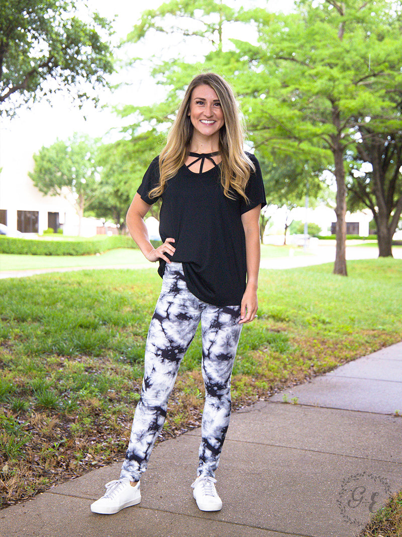 Soft Seeker Smoke Tie-Dye Leggings