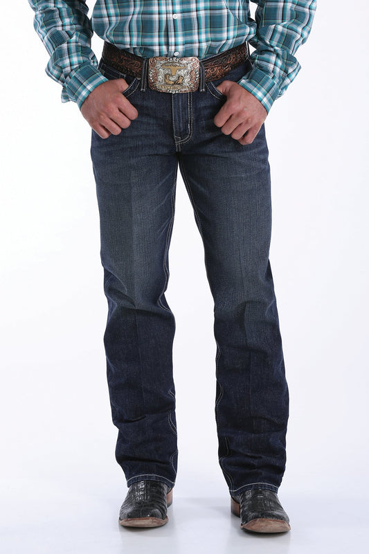 Cinch Men's Grant Relaxed Fit Dark Wash Jeans