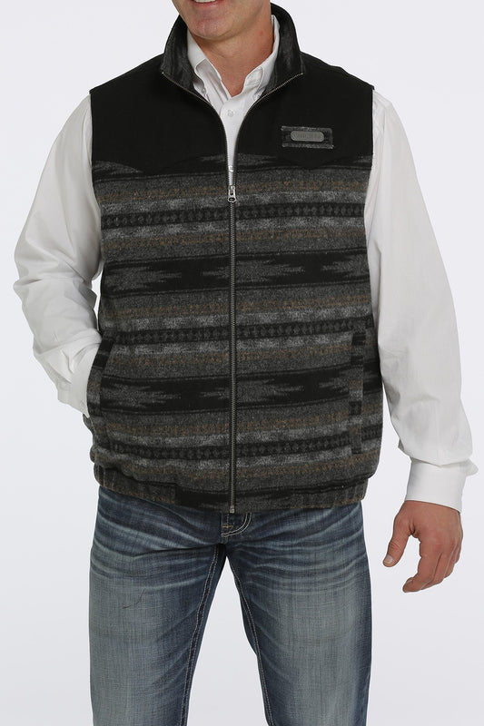 The Men's Cinch Stripe Wooley Blanket Vest