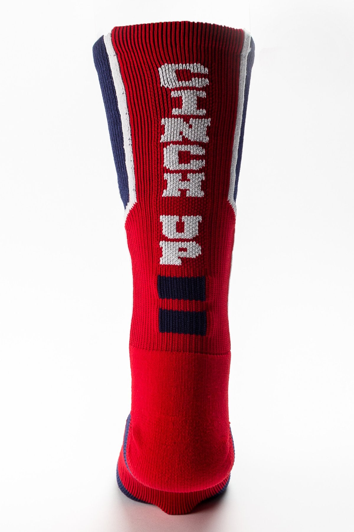 Cinch Men's Red and Navy Crew Sock Sock