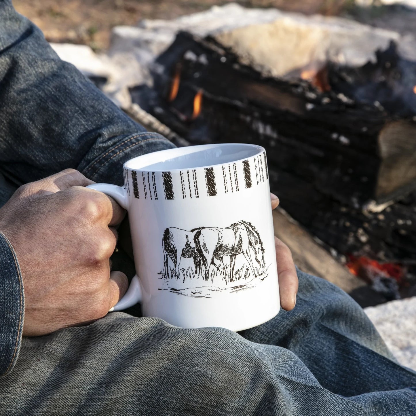 The Ranch Life Remuda Horse Mug (two colors)