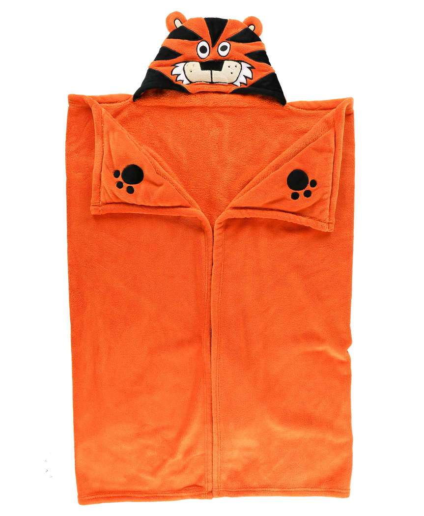 Tiger Critter Hooded Blanket by Lazy One