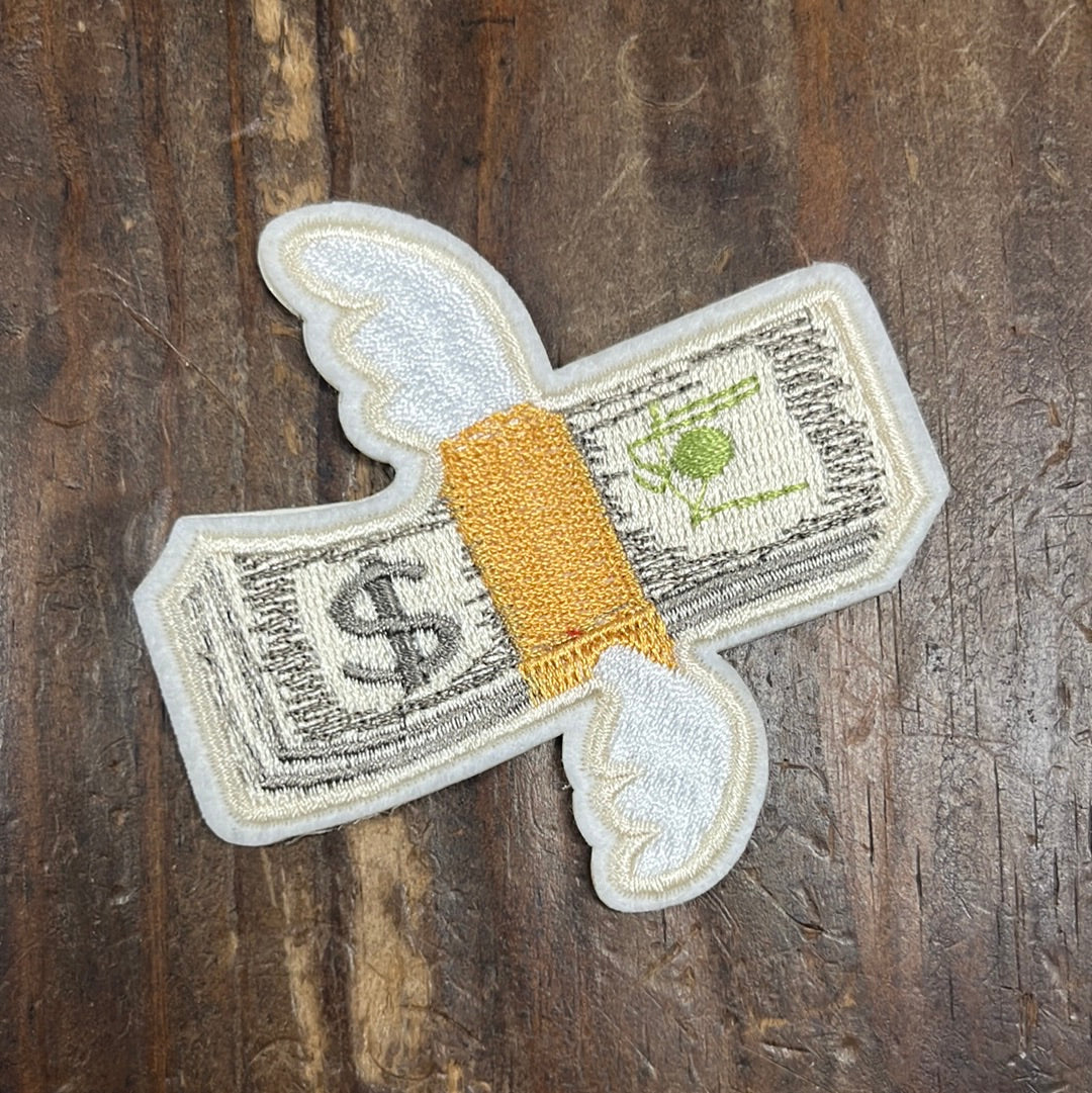 The Flash Money Embroidery Patch