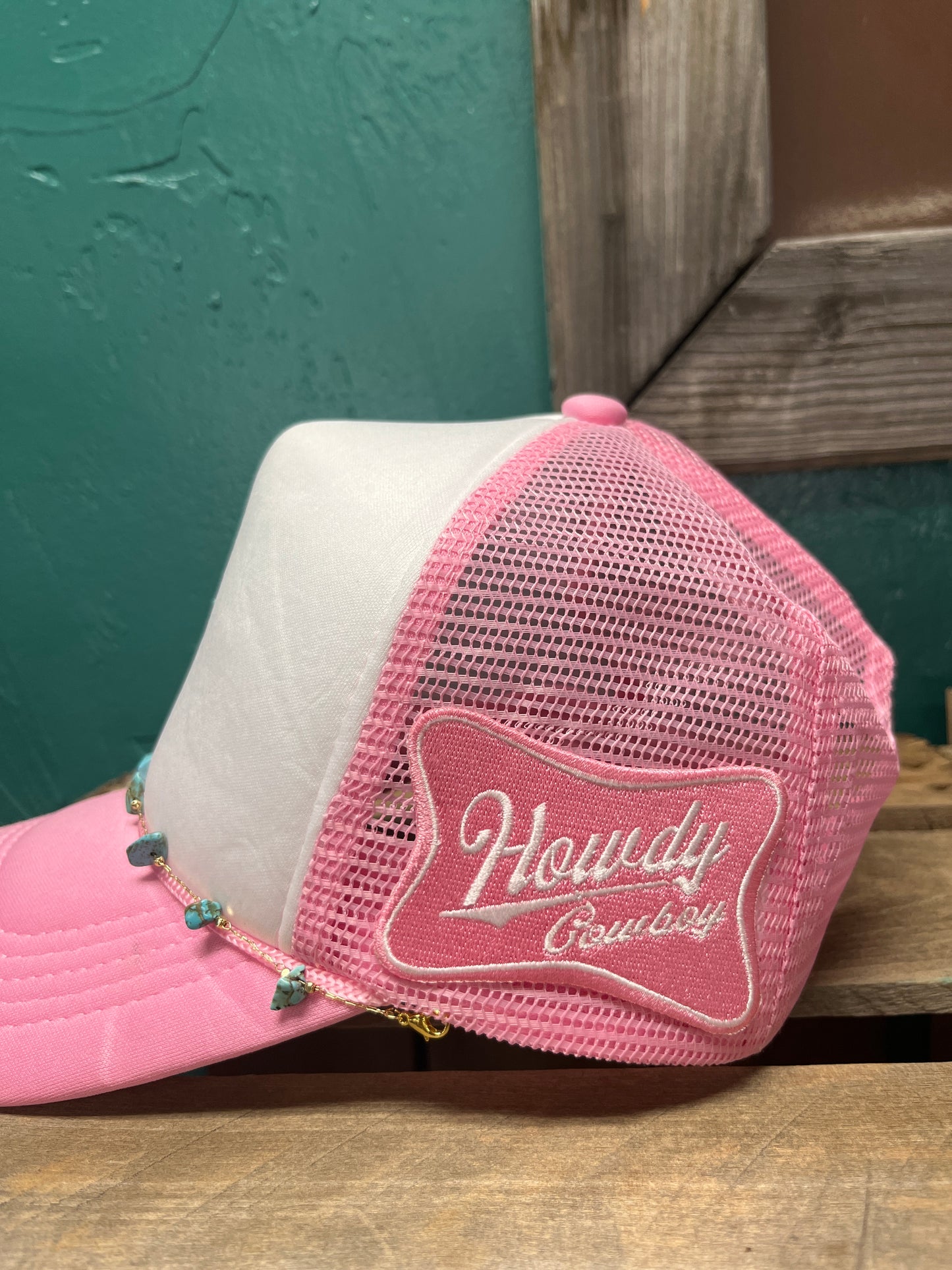 The Pink Two Tone Custom Bronc Hat