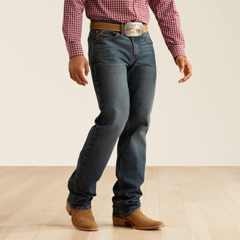 The Ariat M2 Traditional Relaxed Stretch Pro Series Ray Boot Cut Jean