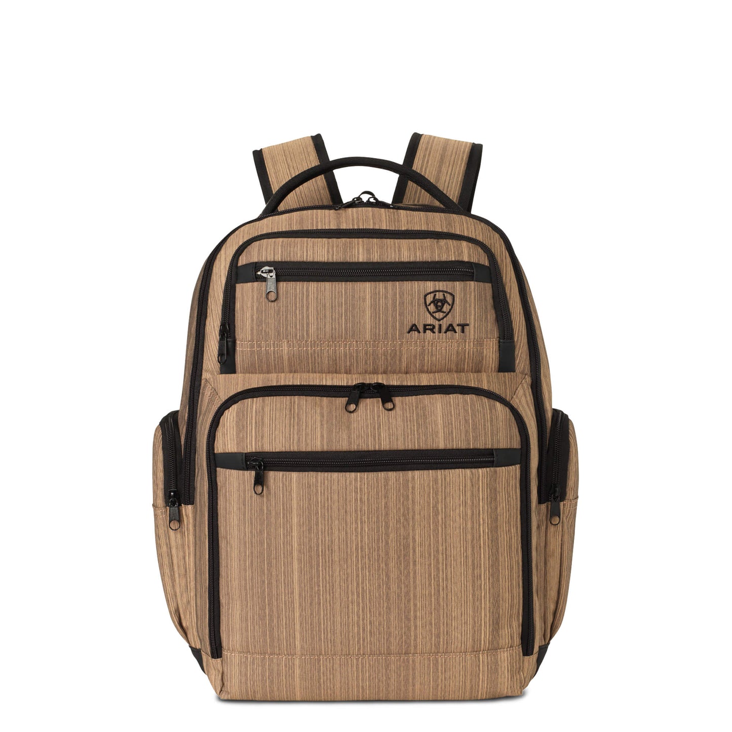 The Ariat Brown Canvas Backpack