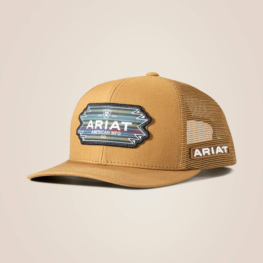 The Ariat Aztec Logo Patch Cap/Hat