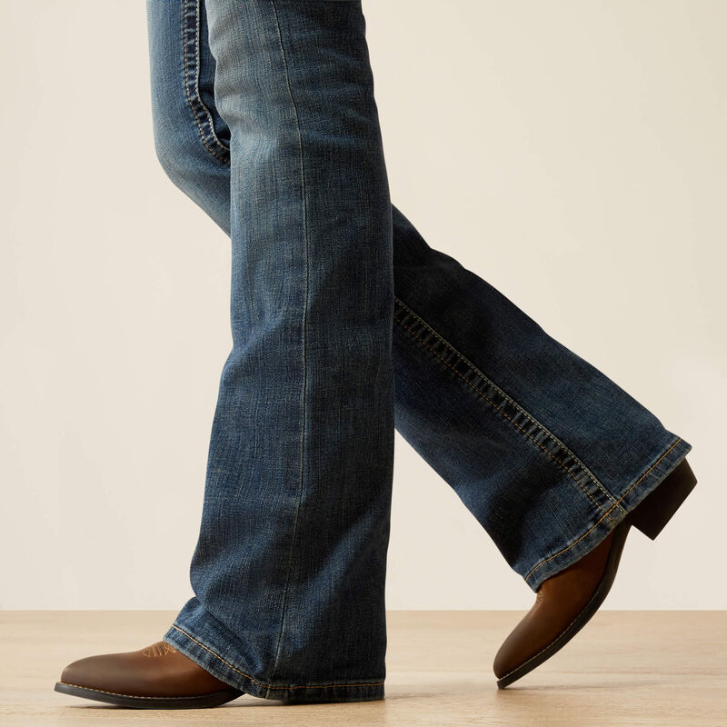 The Ariat Mid Rise Amora Boot Cut Jeans