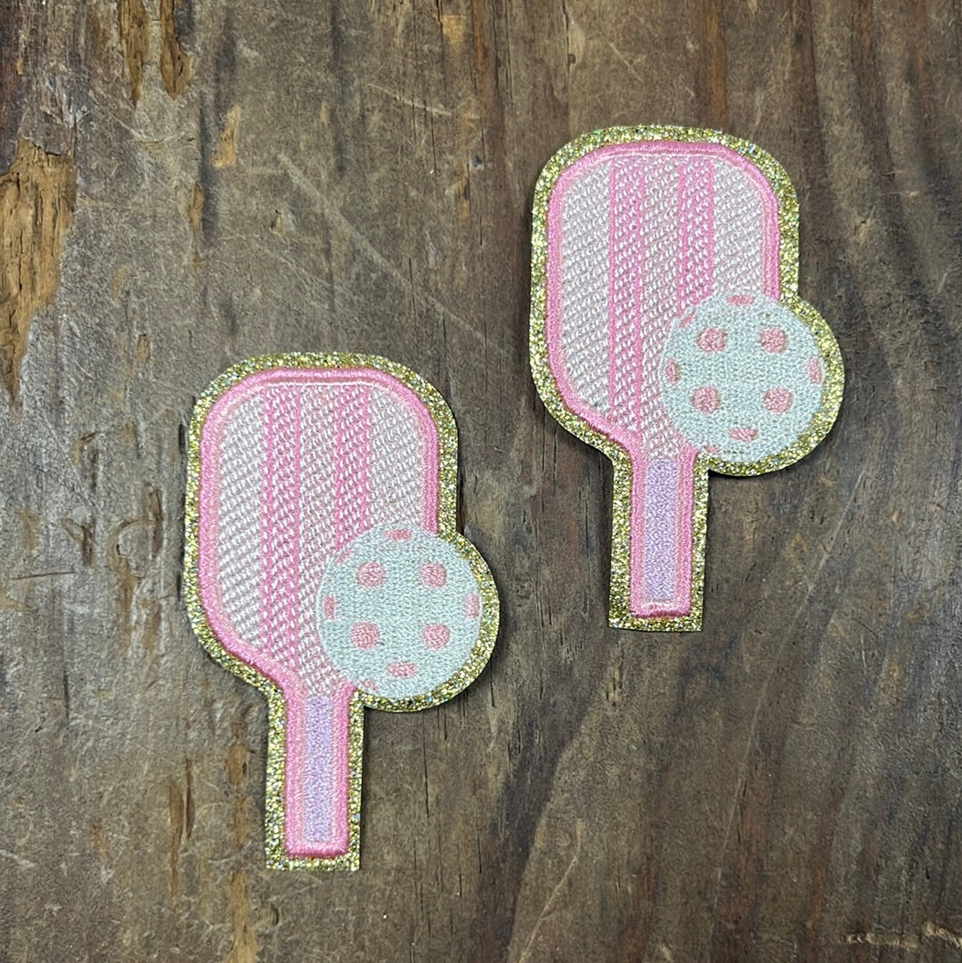 The Preppy Pink Pickle Ball Patch