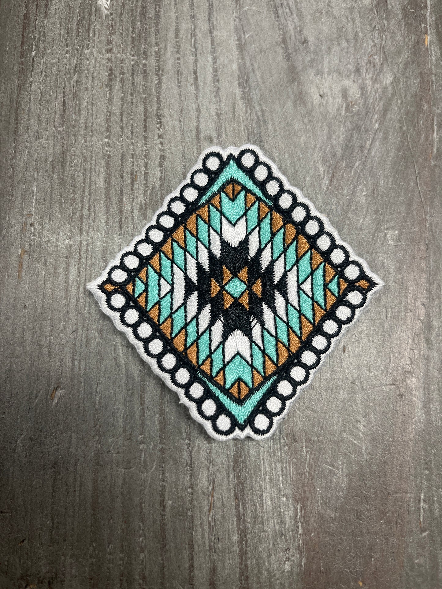 The Southwestern Teal & Bronze Patch