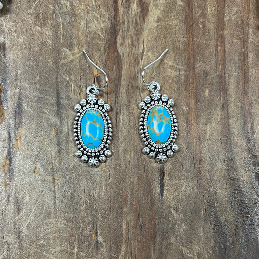 The Texas Bay Turquoise Earrings