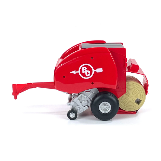 The Big Country Red Round Baler