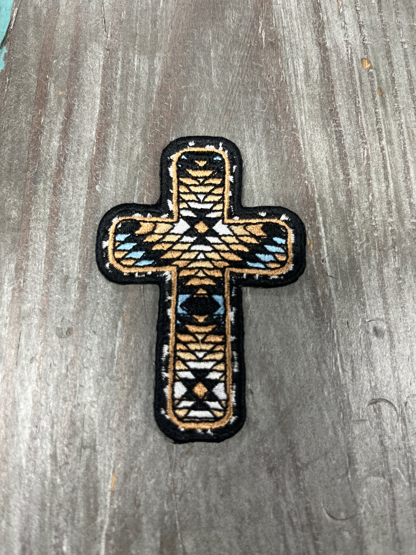 Aztec Cross Hat Patch