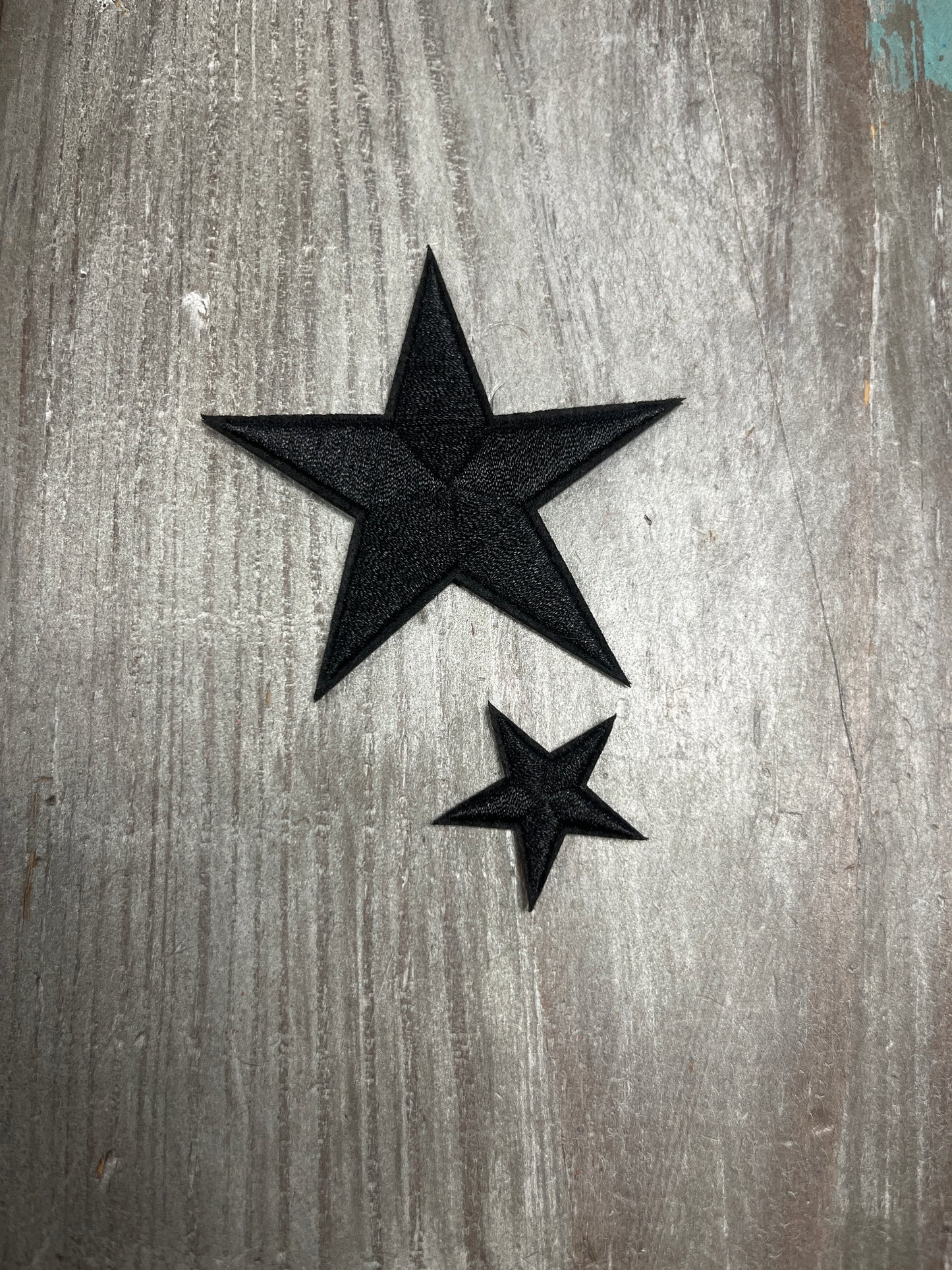 The Trucker Hat Patches Black Star Embroidery Patch Iron On