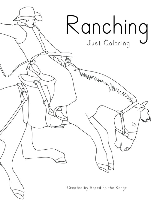 The Ranching Coloring Book