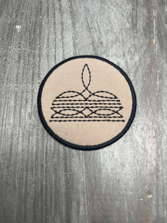 The Tan Boot Stitch Patch