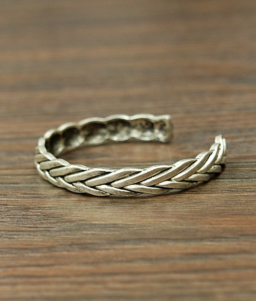 The Men's Silver Cuff Bracelet