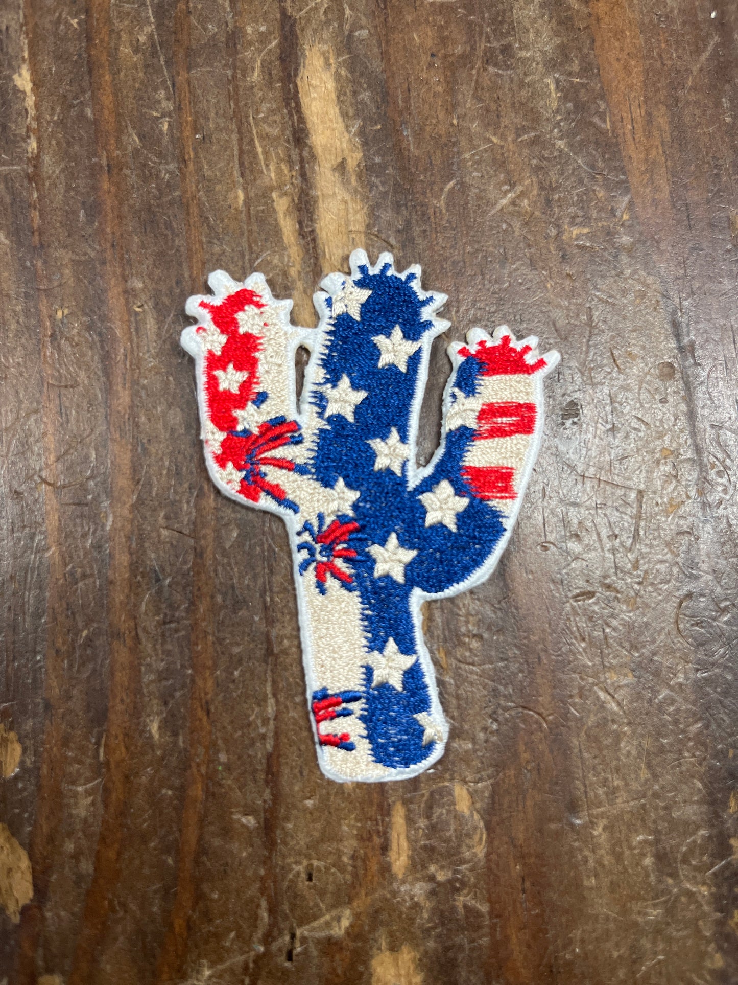 Patriotic Cactus Hat Patch