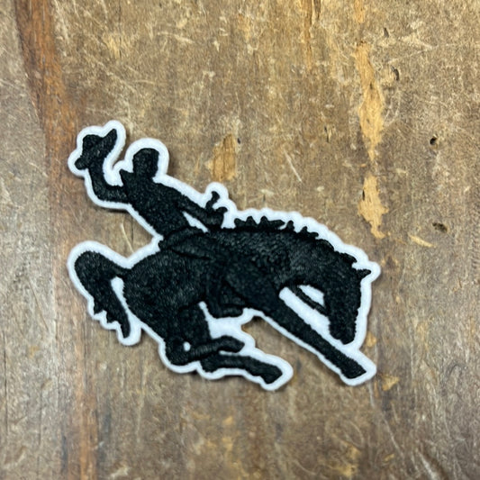 The Black Rodeo Cowboy Patch