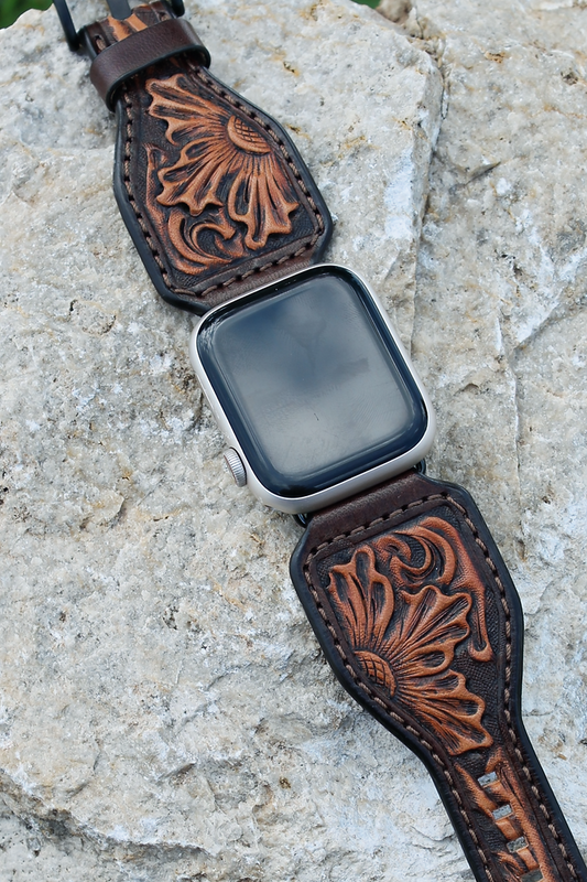 Western style top apple watch bands