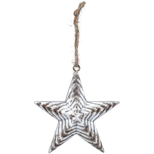 White Star Christmas Ornament