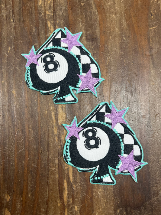 The 8 Ball Spade Patch