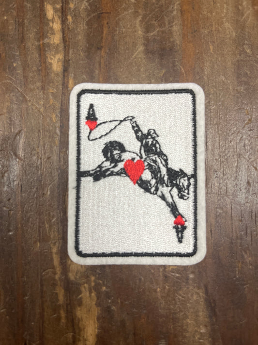 The Small Ace Playing Card Patch