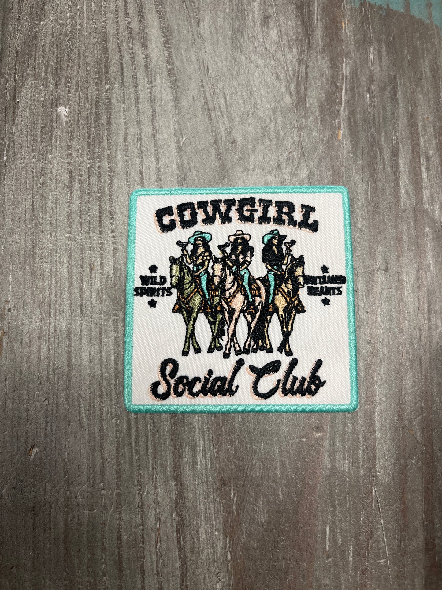 The Cowgirl Social Club Trucker Hat Patches Embroidery Patch