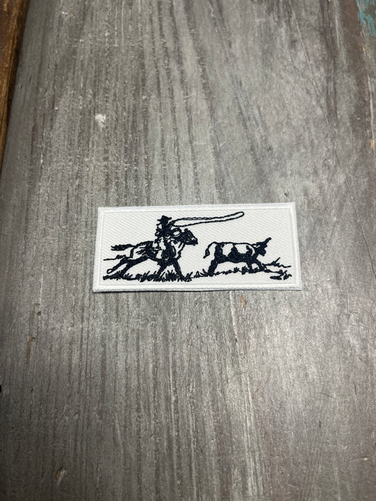 The White Ranch Roper Patch