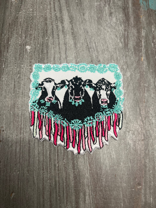 The Three Turquoise Heifer Patch