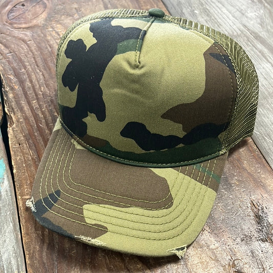 The Camo Hunter Trucker Hat