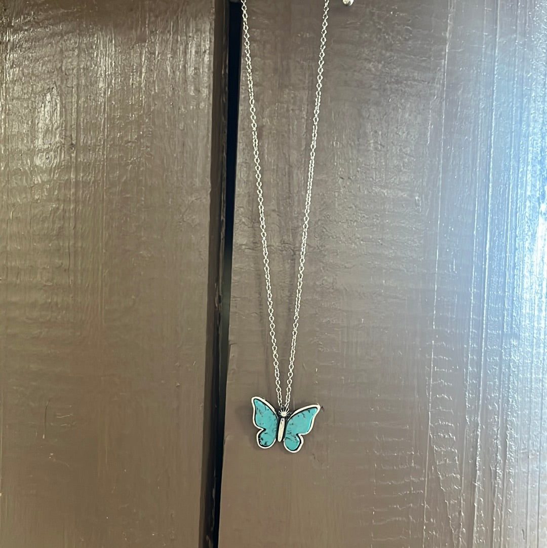 The Turquoise Butterfly Necklace