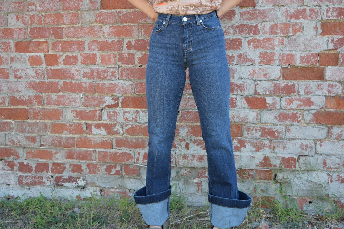 The DOJO Lake Blue 7 For All Man Kind Jean